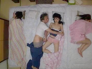 Stepdad's Rough Threesome with Two Horny Teens Leads to a Nippon XXX Family Fun